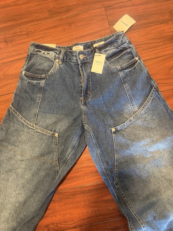 Forever 21 Baggy Cargo style Women's Sizes 28 Jean Denim gallery