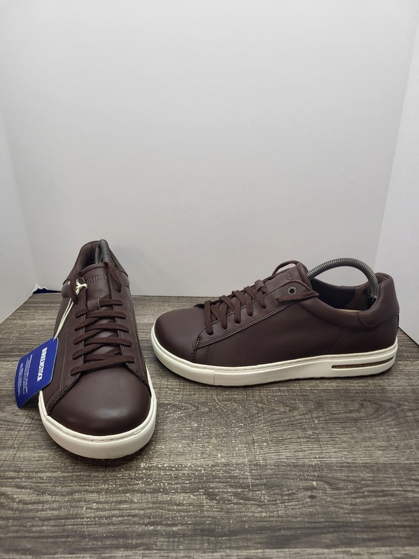 Birkenstock Bend Low Men’s EU 42 US 9 Brown Leather Casual Shoe Sneaker New