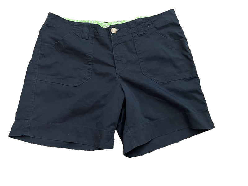 Lee Khakis Women’s Shorts Black Size 18M Just Below The Waist #49