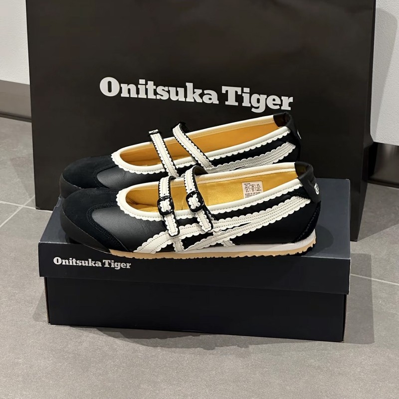 2026 Patou x Onitsuka Tiger Mexico 66 Tgrs Mary Jane Ballet Flats 118A2678-001 gallery