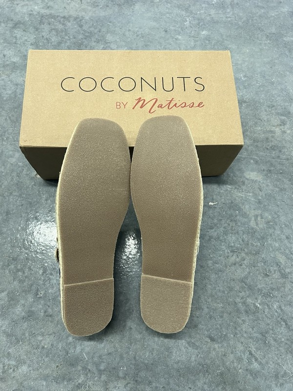 Coconuts by Matisse Blue Canvas Mary Jane Flats Buckle Embroidered 8 M gallery