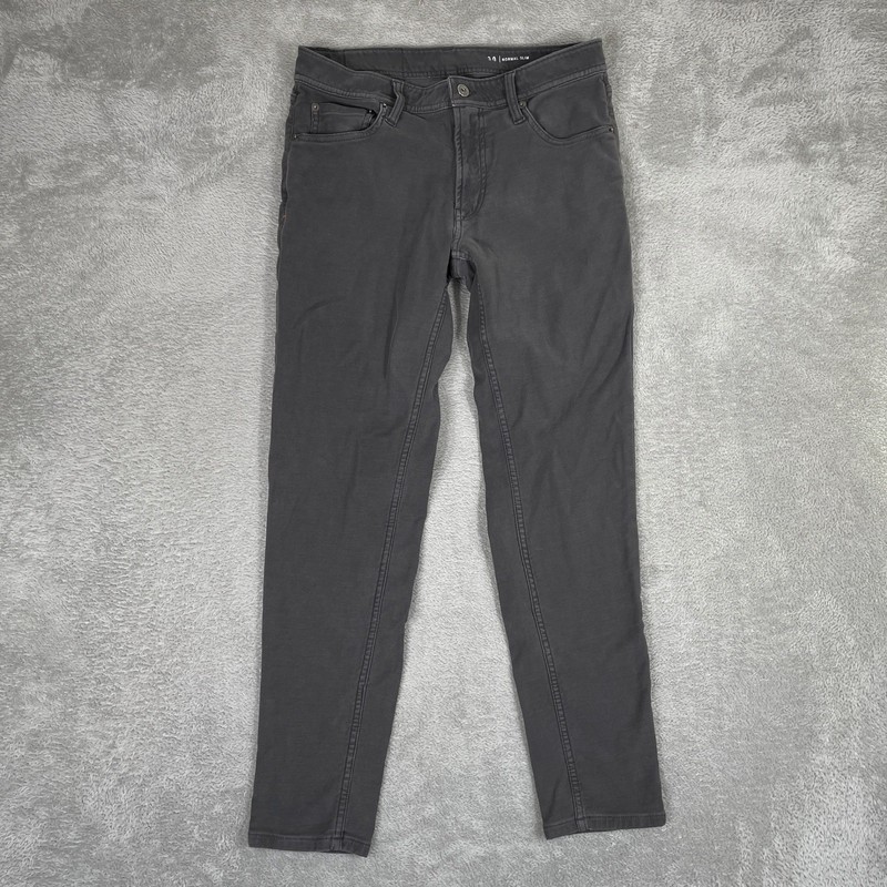 The Normal Brand Normal Slim Pants Mens 30×30 Gray Stretch Cotton Blend Chino
