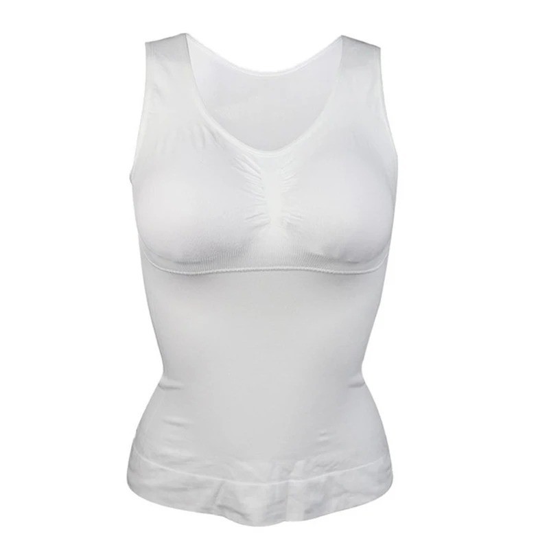 Women's Tank Tops Adjustable Strap Camisole With Built in Padded Bra Vest Cami gallery