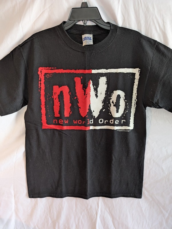 Vintage Rare WCW NWO New World Order Wrestling T-Shirt Sz Medium