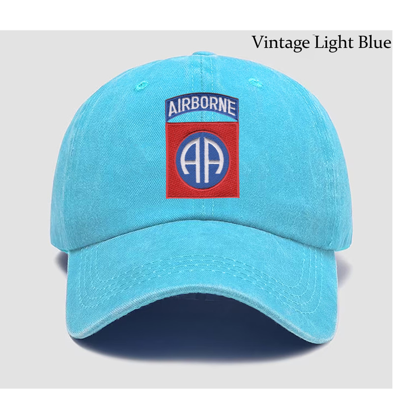Embroidered Hat 82nd Airborne Division, Veteran Cap, Trucker Hat, Baseball Cap gallery