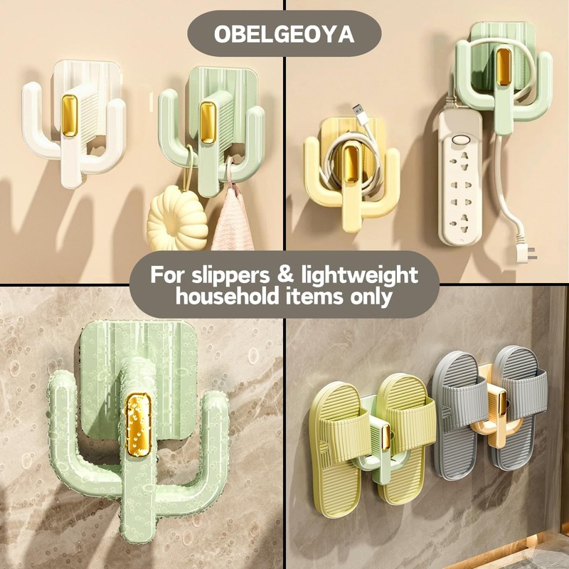 Wall Mounted Shoe Rack (4 Pack) - Versatile Hanging Organizer with Hooks for ... gallery