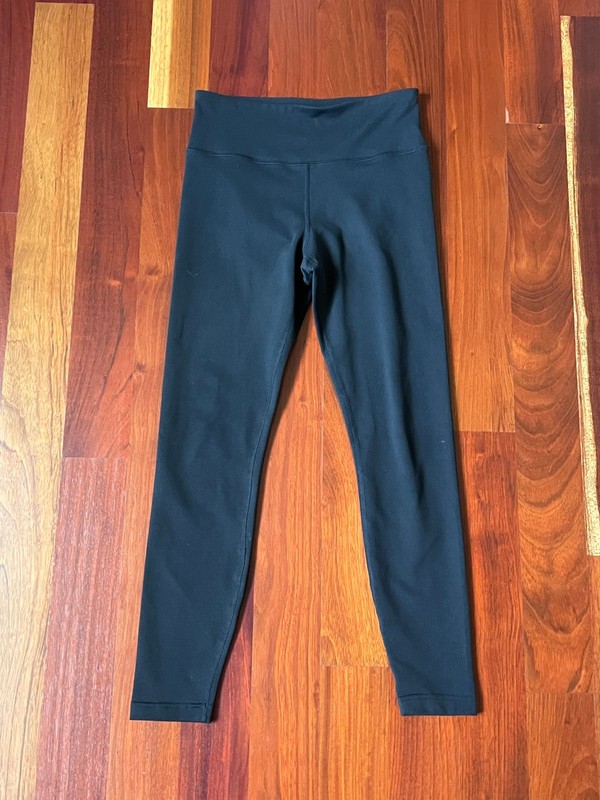 Lands End Women’s Size Petites XS/P Polyster Spandex Leggings Black