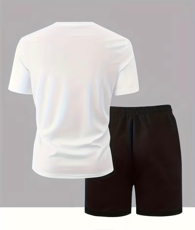 Men’s 2 Piece Summer Set T‑Shirt + Shorts, 3 Colors, Lightweight & Breathable gallery