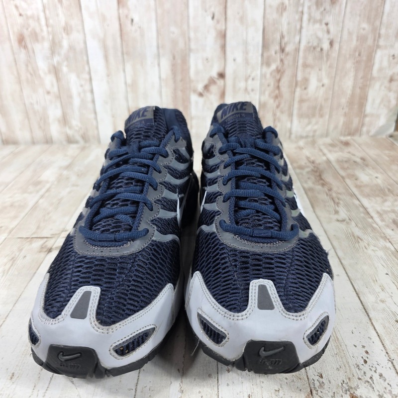 Nike Air Torch 4 Mens Navy Blue Silver Running Shoes 343846-411 Size 12 gallery