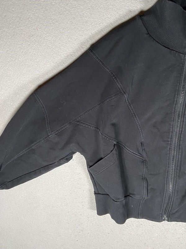 Varley Black Cortland Jacket Classic Sweat Athleisure Athletic Size M Womens gallery
