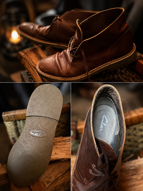 Clarks Leather Desert Boots – Brown Leather Chukka Boots gallery