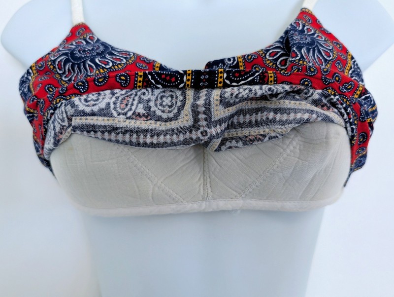 Vintage Dune Deck 3pc Bikini Swimsuit & Pants Set 60s 70s Paisley Bandana Print gallery