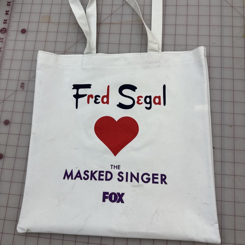 Fred Segal Heart The Masked Singer Canvas Tote Bag + 10% OFF IN-STORE PURCHASE