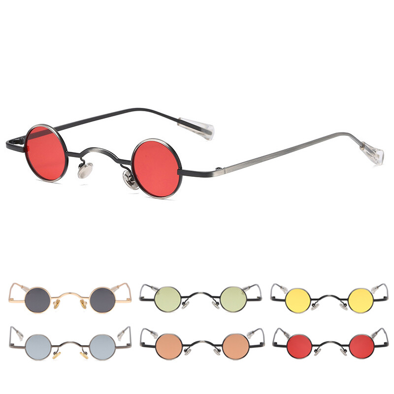 Retro Small Round Polarized Sunglasses Vintage Circle John Lennon Sun Glasses