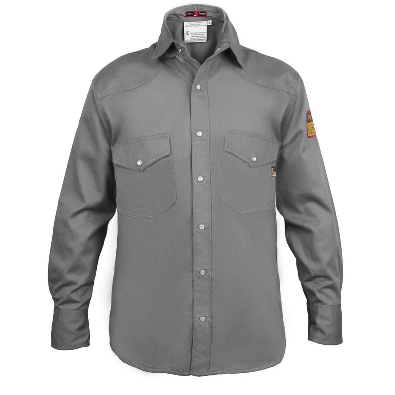 Flame Resistant FR Welding Shirt - Heavy Weight - 100% Cotton - 9 oz gallery