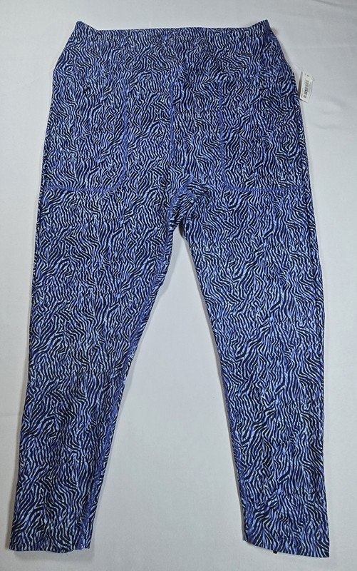 Amazon Essentials Active Leggings Pastel Purple Green Animal Print Womens 2x NEW