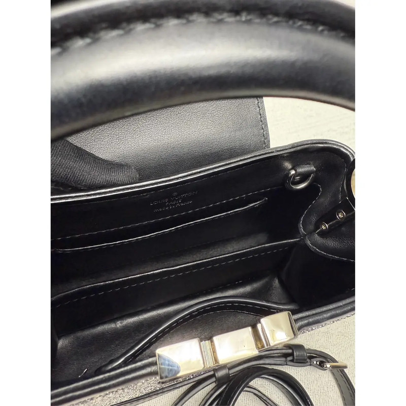Ultra-Rare: Louis Vuitton Capucines Mini Silver Swarovski Crystal Bag Silver gallery