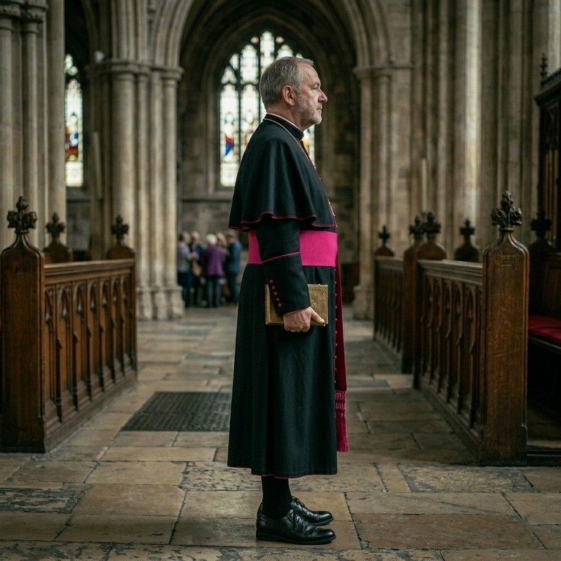 Handcrafted Roman Cassock - Wool Blend - Catholic Clergy Robe | Priest Preacher gallery