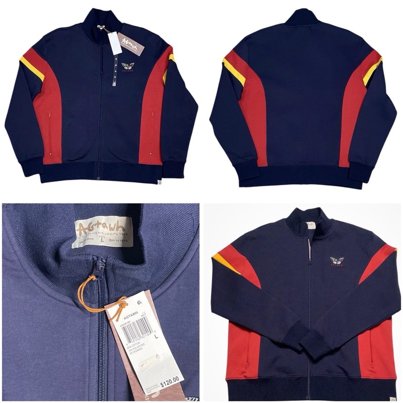 AGTAWH All Good Things Large ClassicJacket Full Zip Activewear Track Jacket New