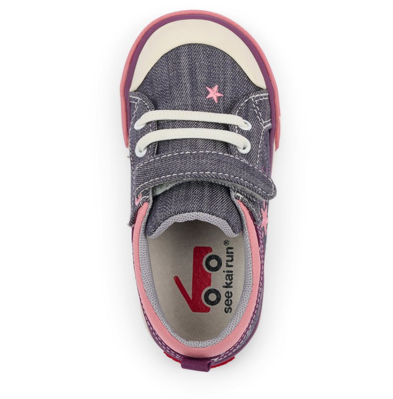 NEW See Kai Run Kristin Gray Denim/Stars (FREESHIP) gallery