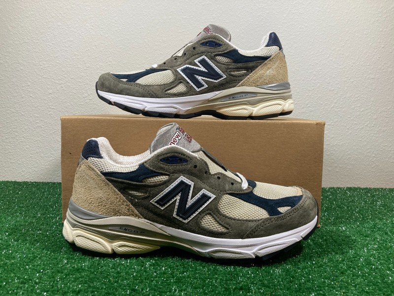 5.5 Men/7 Women – New Balance 990v3 Teddy Santis Olive Made in USA Shoes M990TO3