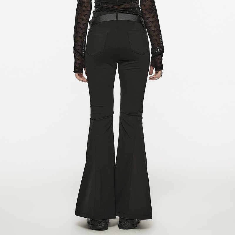 Punk Rave Splicing flarde cargo pants women OPK-514XCF-BK gallery
