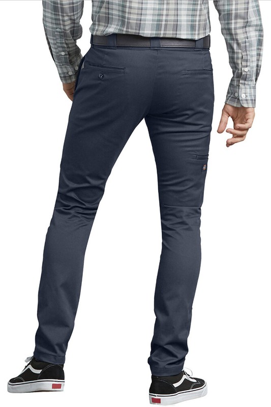 Dickies Men's WP801 Flex Skinny Fit Straight Leg Twill Work Uniform Pants gallery