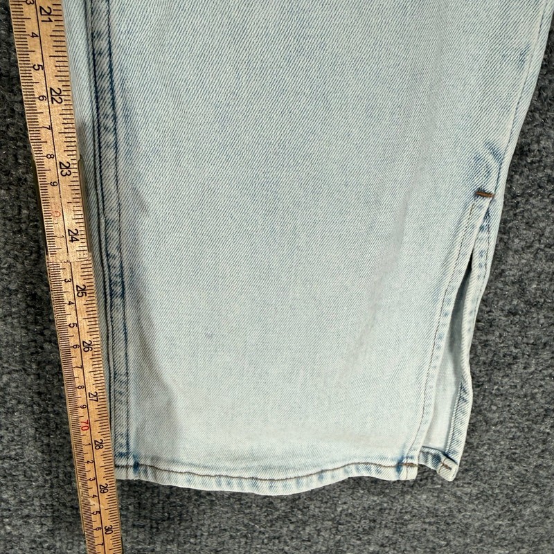 Abercrombie & Fitch Jeans Womens 10 Slim Straight Light Ultra Hi Rise Split Hem gallery