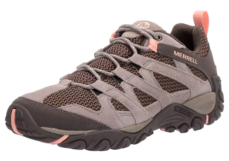 Merrell Womens Alverstone Suede Mesh Gray Aluminum Hiking Shoes J033034, 10 NEW! gallery