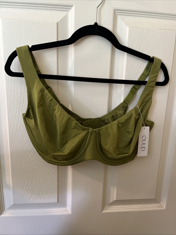 NEW WITH TAGS Cuup Green Bra Size 38F
