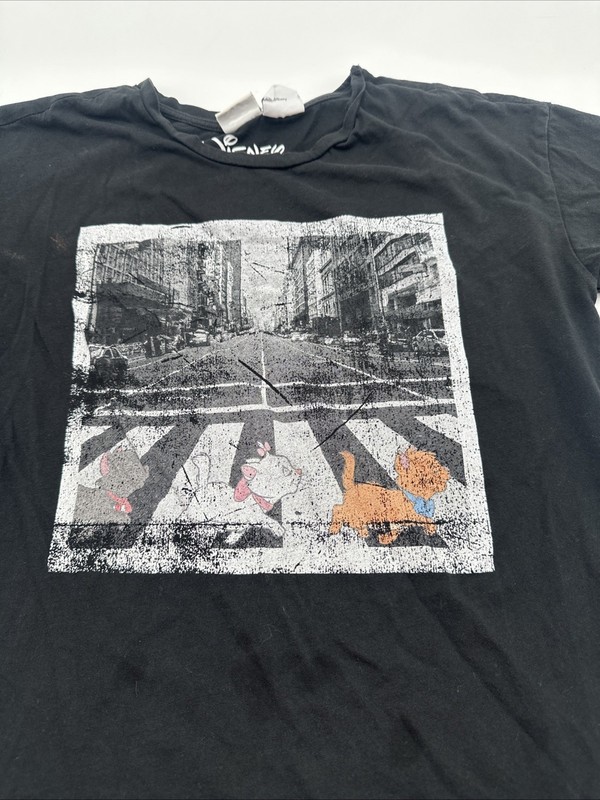 Disney Jacqueline De Yong T-Shirt Women X-Small Graphic Print Black..#24630 gallery