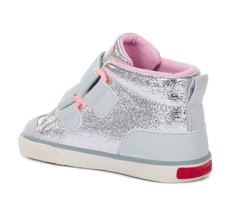 See Kai Run Dean Adapt II Silver Girl's Sneakers New gallery
