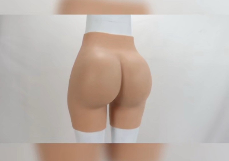 High Quality Silicone Shakable Hip Enhancer Pant Fake Vagina Butt Lifter Xdress