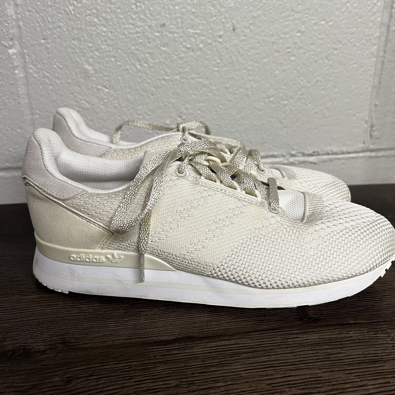 Adidas Mens ZX 500 OG Weave Sneakers Beige All White M21737 2014 Lace Up 6 M
