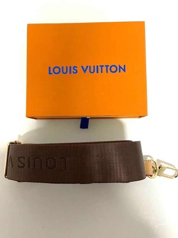 Louis Vuitton Shoulder Strap Adjustable Crossbody Shoulder Replacement Brown gallery