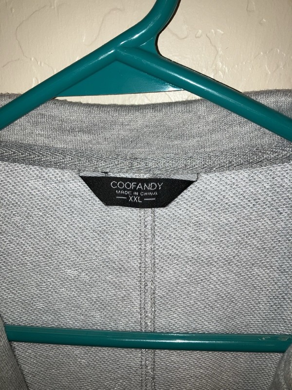 Coofandy men’s Light Gray Button Jacket Two Xl Excellent Condition gallery