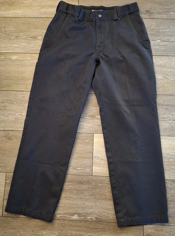 5.11 Tactical Series Men’s Pants 32×32 Black 100% Cotton Canvas Workwear Cargo