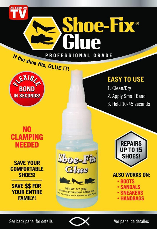 Glue Professional Grade Repair Adhesive for All Footwear Instant Bond, Clear ... gallery