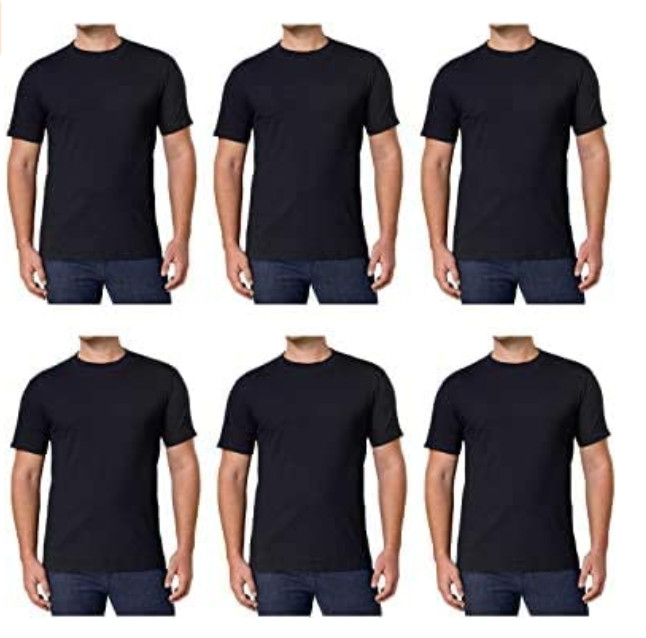 Kirkland Signature Men's Crew Neck Tee 1, 3, 4, 5, 6-pack, gallery