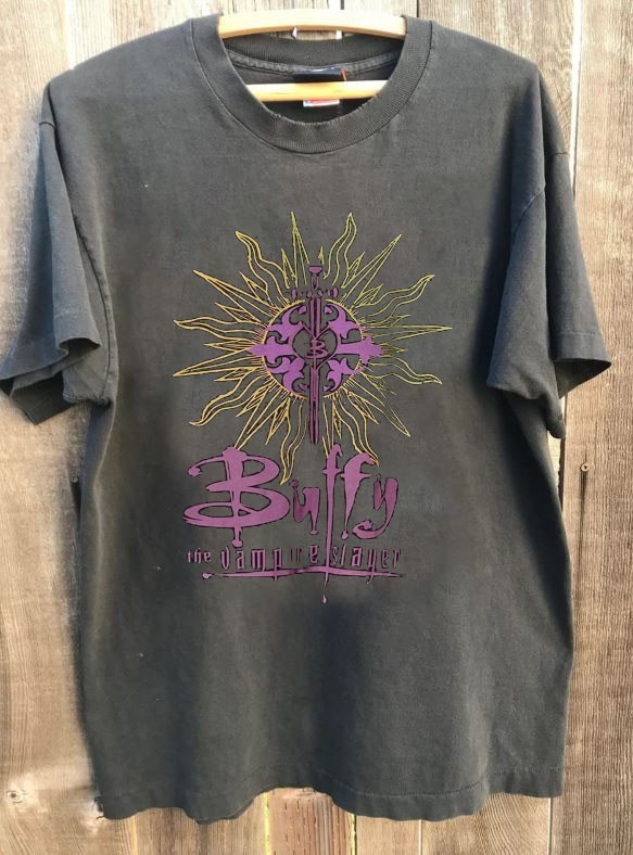 Buffy The Vampire Slayer Graphic Rare Charcoal Unisex Shirt Men Women KH16558 gallery