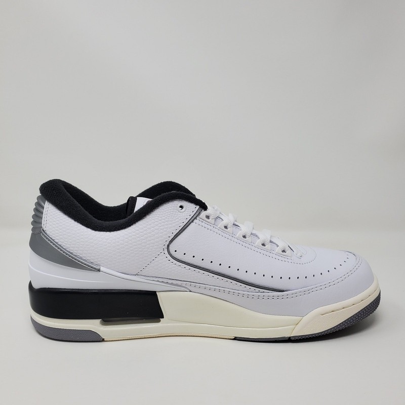 Nike Air Jordan 2/3 White Black Metallic Silver FD0383-148 Men's Size. 12 gallery