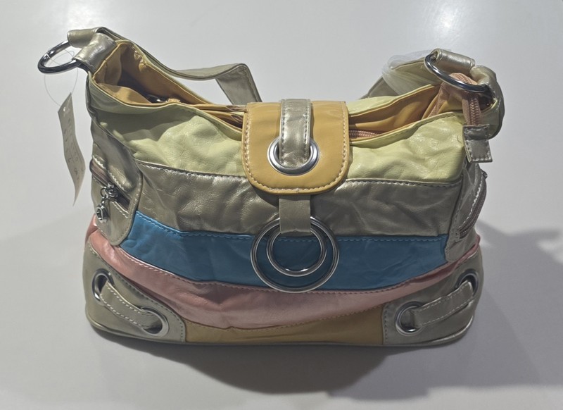 JC Fashion Handbag Vibrant Modern Design Metallic Finish
