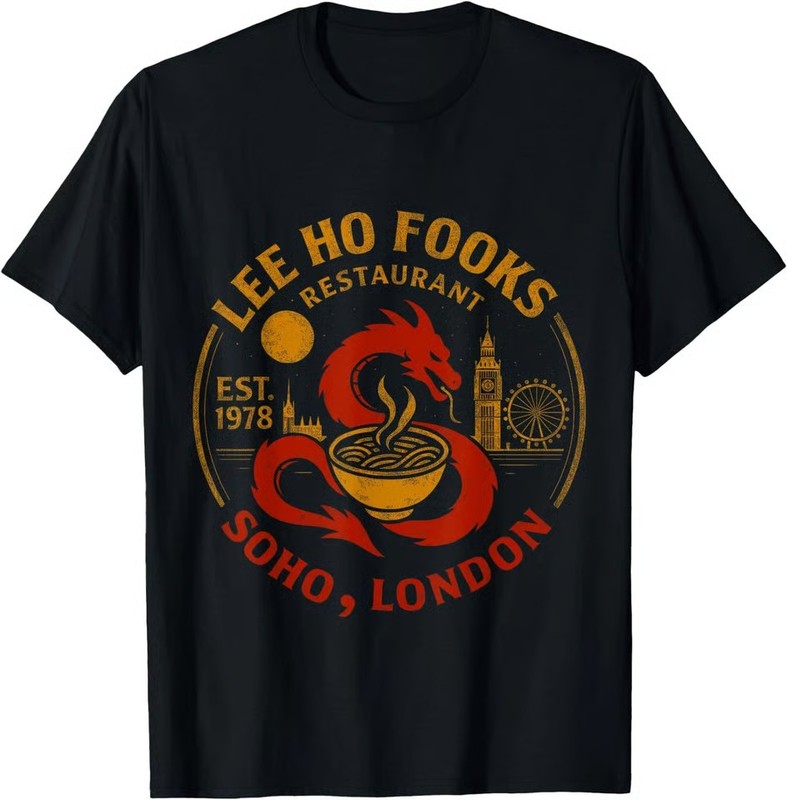 Lee Ho Fooks Retro Chinese Restaurant Funny Adult T-Shirt