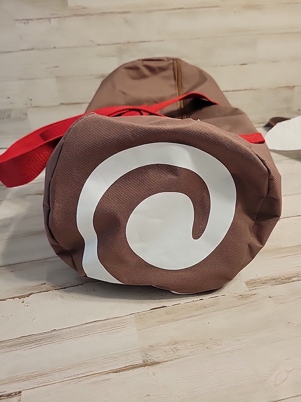 Rare Little Debbie Swiss Roll Shaped Promotional Duffel Gym Bag gallery
