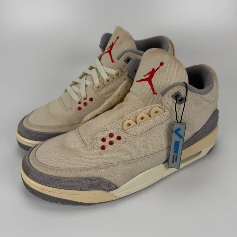 Jordan 3 Retro SE Muslin University Red DH7139-100 Mens Size 9.5 Sneaker