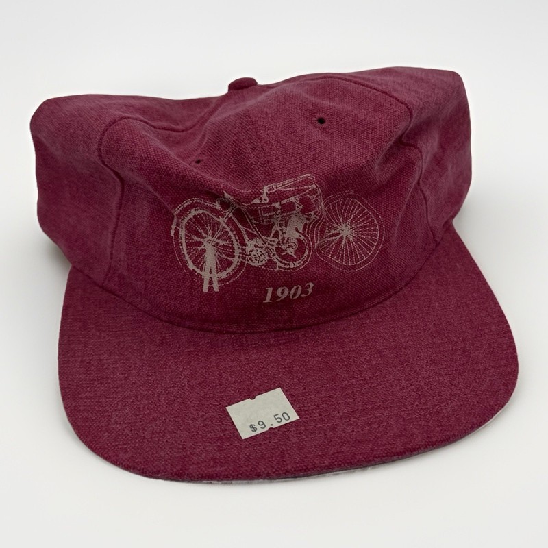 Vintage Harley Davidson SnapBack Hat 1903 Motorcycle NOS 90s Canvas
