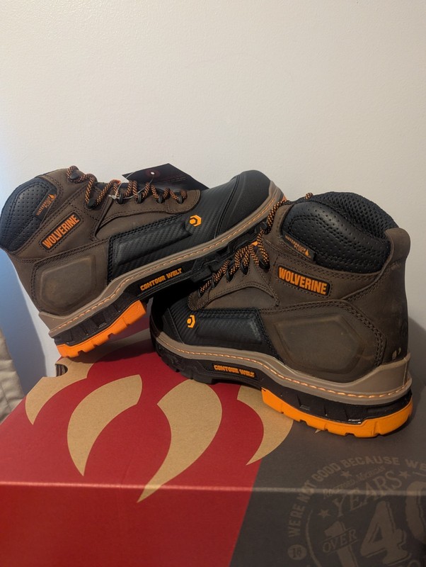 Wolverine Overpass CM Men’s Boot, Size 10M Brown + bonus mega comfort insoles