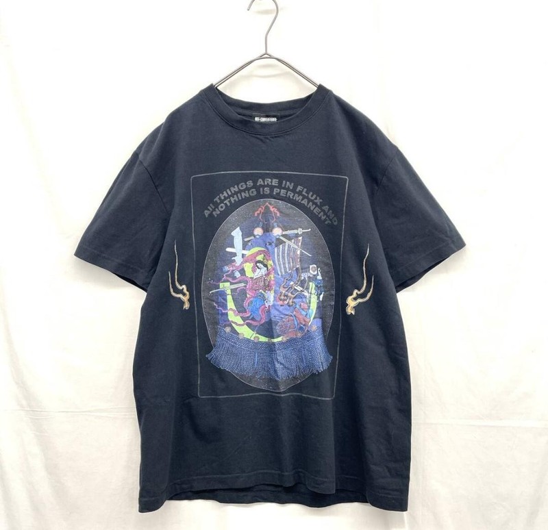 NOT CONVENTIONAL Graphic T-Shirt Black Free Size KZ9231