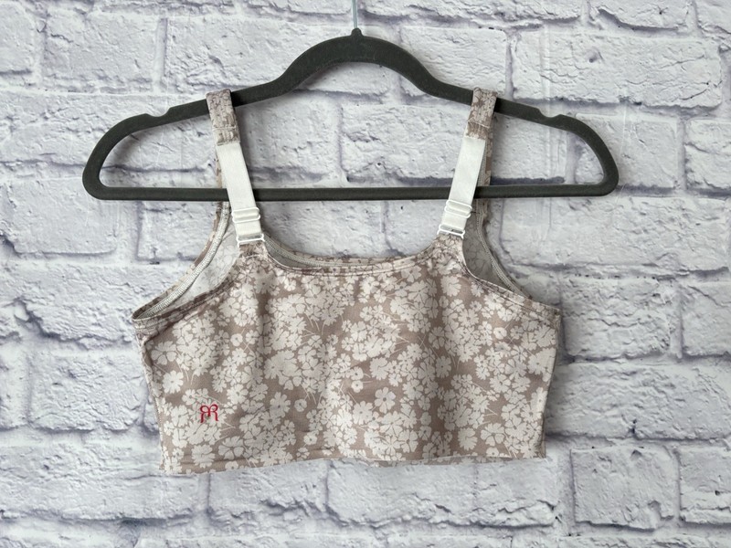 Ruby Ribbon Demiette Bra 3029 Size 32 Floral Beige gallery