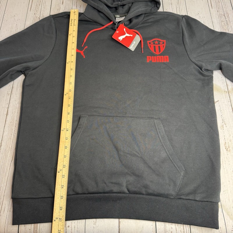 NEW Mens PUMA Midfield Soccer Hoodie Hooded Sweatshirt Black Large NWT gallery